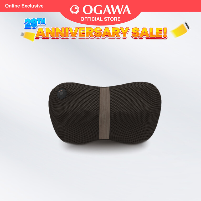 [Apply Code: 7TM12]OGAWA Mobile Shiatsu Lite Shiatsu Kneading Massage Pillow (Ashwood)*